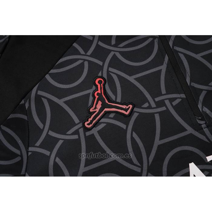 Chandal de Sudadera del Paris Saint-Germain Jordan Nino 2024-2025 Negro